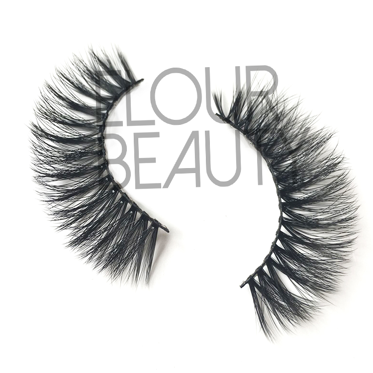 3D faux mink volume false lashes low price supplies China EA106